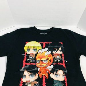 Attack on Titan Chibi Ripple Junction Mens Shirt